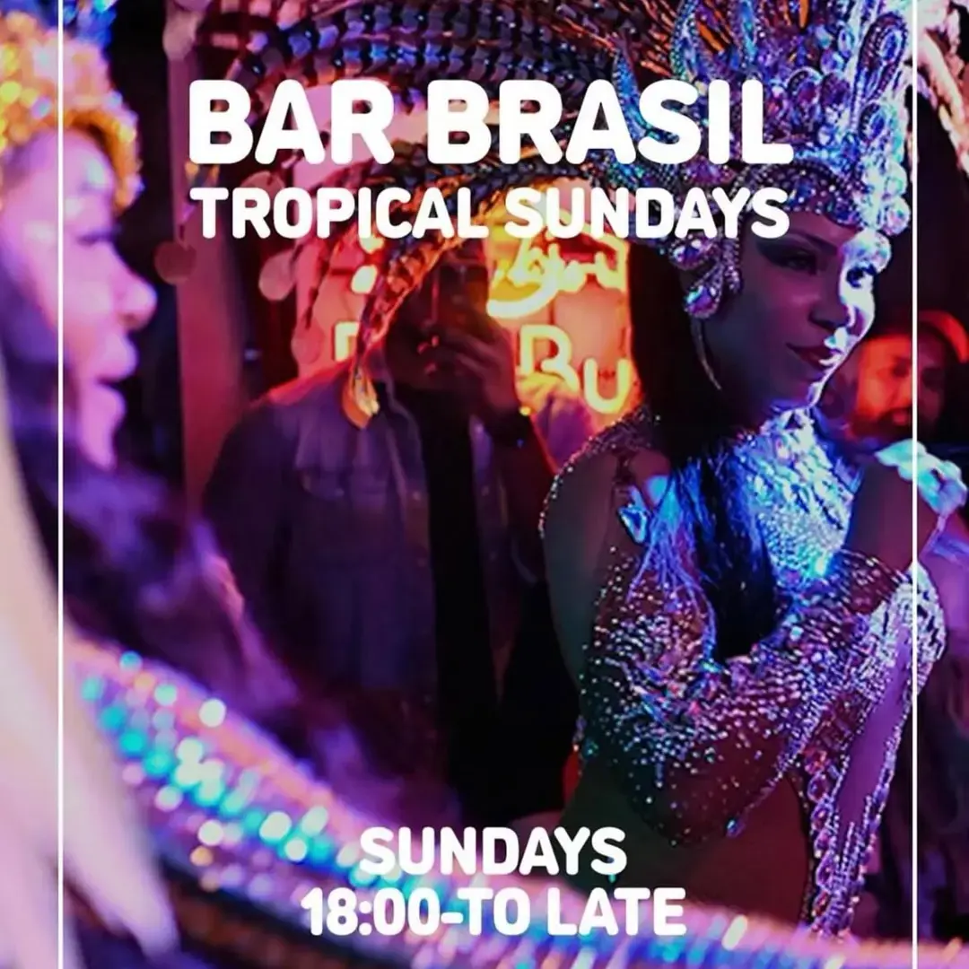 🇧🇷 Bar Brasil Tropical Sundays at Patricia (Fri entré 18-19)