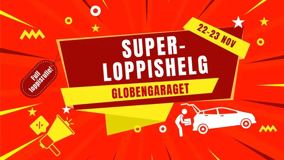 Super-Loppishelg i Globengaraget!
